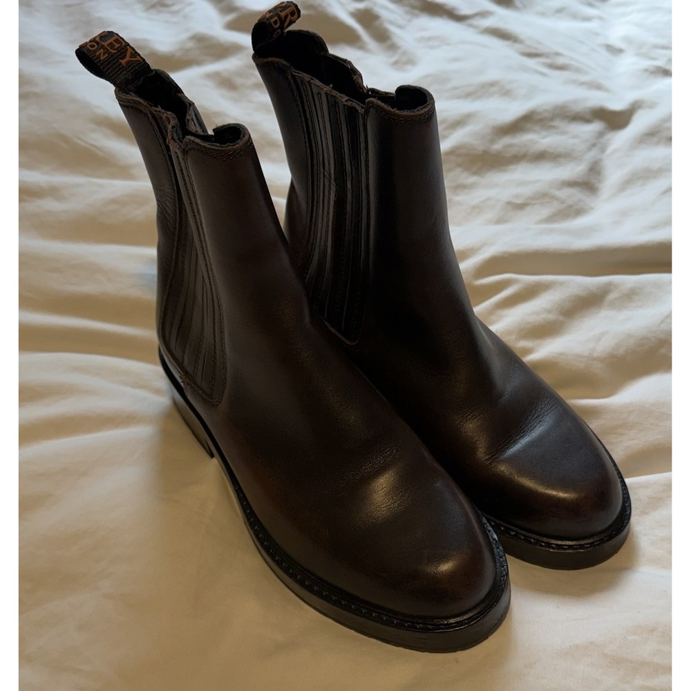 Osprey London Azalea Chocolate Leather Chelsea Boots EU 38 - Picture 2 of 8